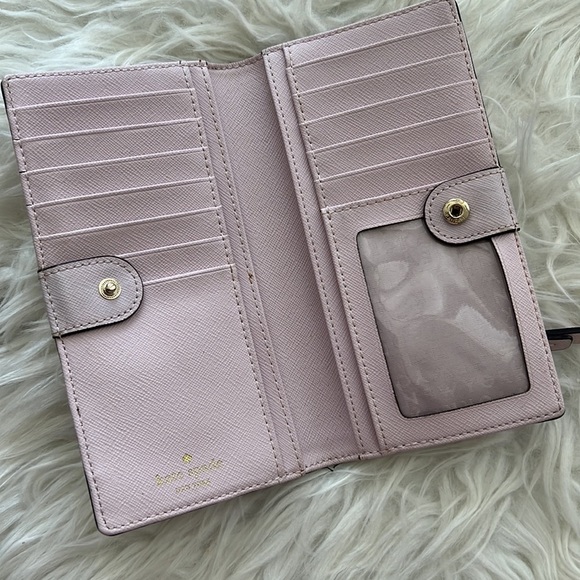 SOLD- Kate Spade light pink wallet - Picture 2 of 8